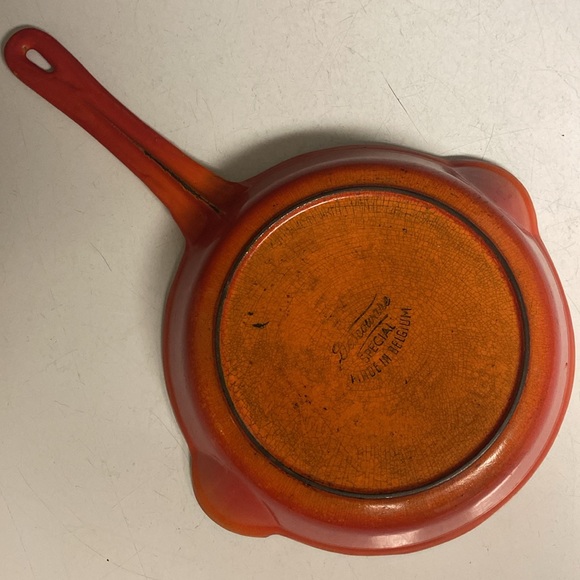 Descoware Flame 7” Nonstick Enamelware Skillet Pan 81-C FE Belgium - Picture 12 of 17